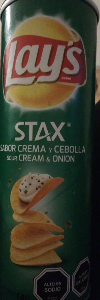 Stax sabor Crema y Cebolla