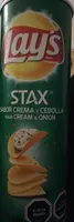 Stax sabor Crema y Cebolla