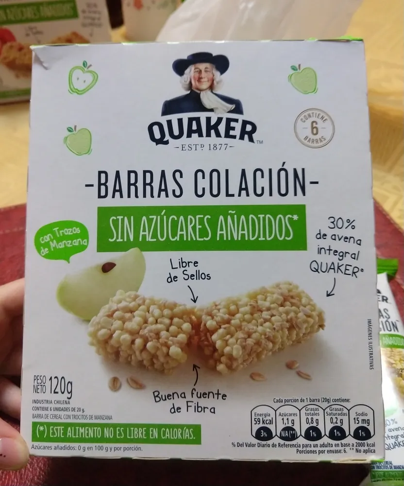 barras de colación