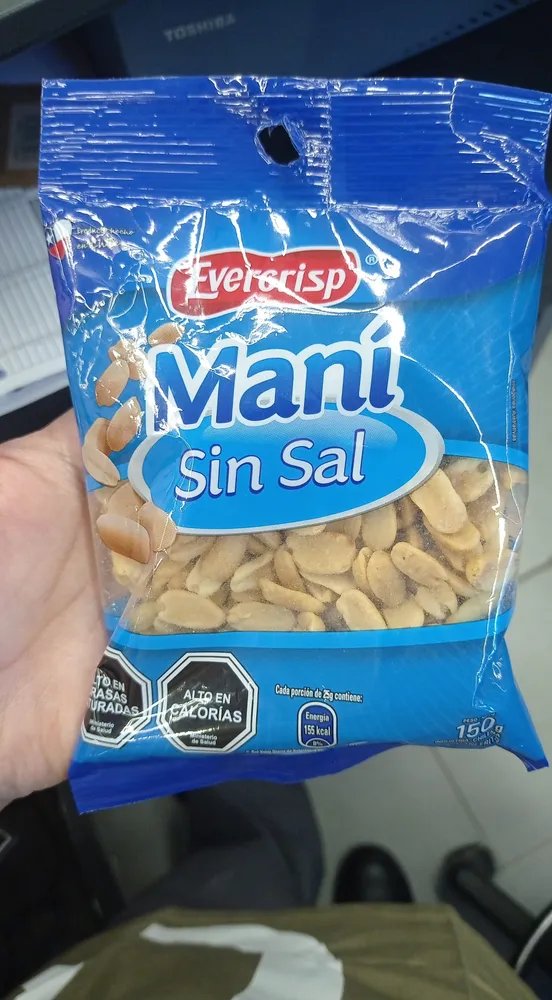 Maní sin sal