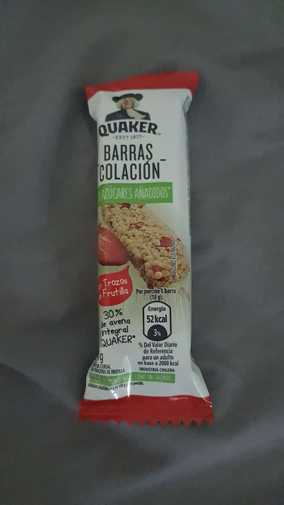 QUAKER BARRAS COLACIÓN