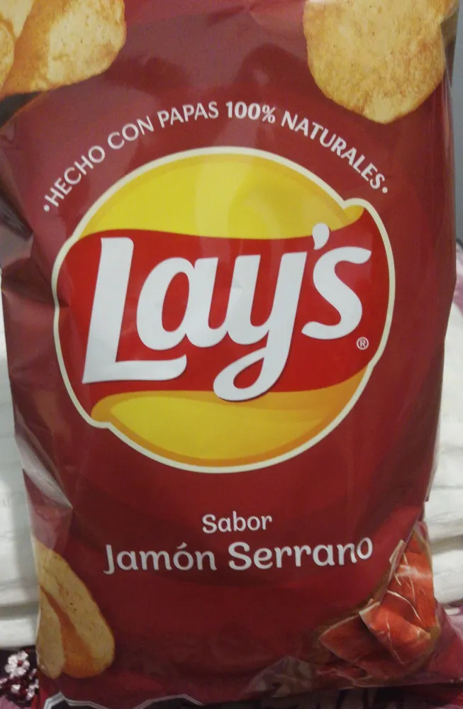 Lays sabor jamón serrano