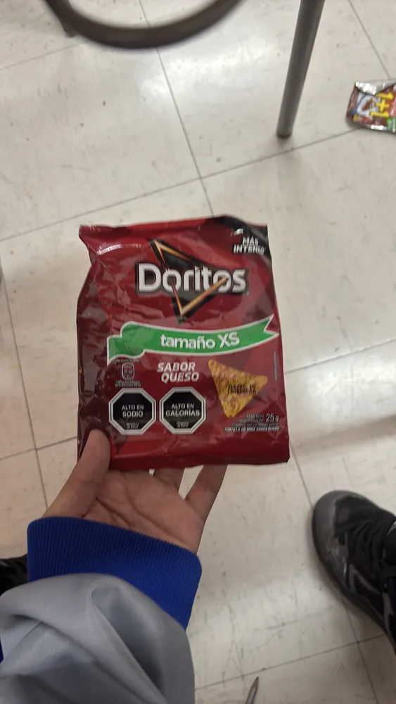 Doritos tamaño XS Sabor Queso