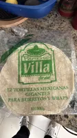 12 TORTILLAS MEXICANAS GIGANTES PARA BURRITOS Y WRAPS