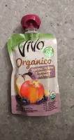 Compota Vivo Orgánica Durazno, Plátano y Arandano