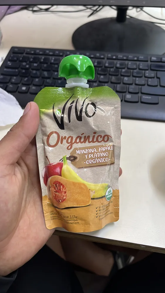 Orgánico MANZANA, ZAPALLO Y PLÁTANO