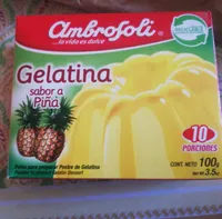Gelatina sabor a piña