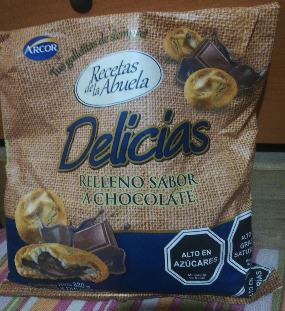 Delicias RELLENO SABOR A CHOCOLATE