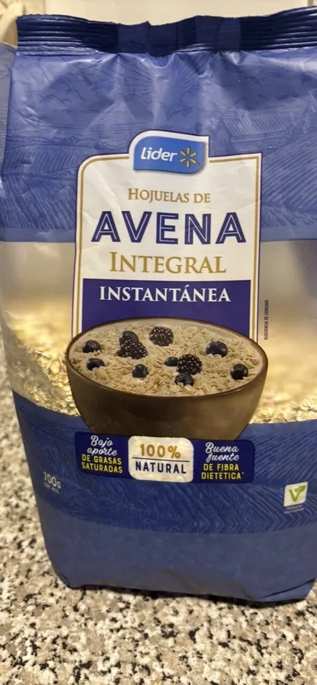 Hojuelas de Avena Integral Instantanea