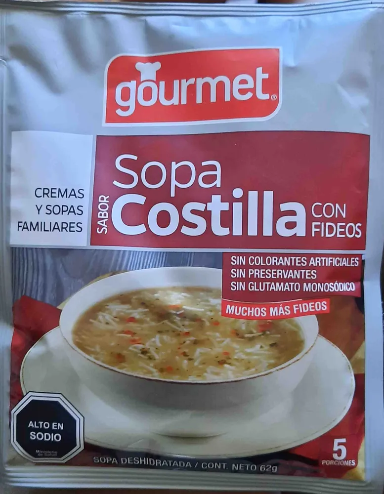 Sopa Sabor Costilla con Fideos