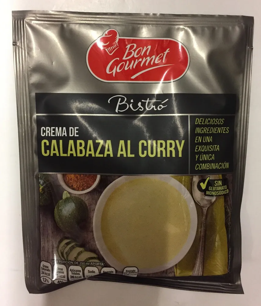 Crema de Calabaza al curry
