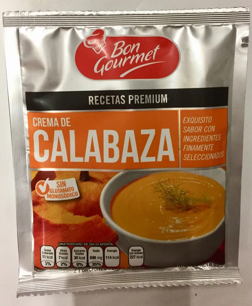 crema de calabaza