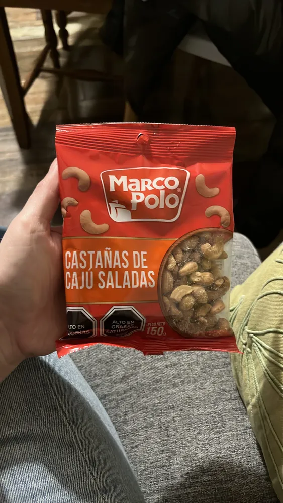 Castañas de Caju Saladas