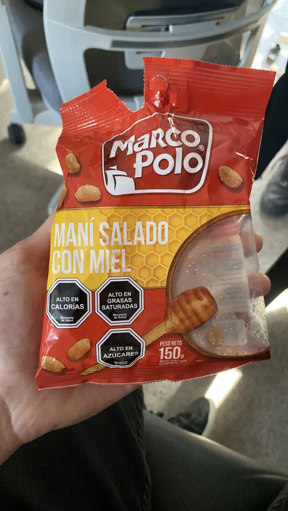 Maní Salado con Miel