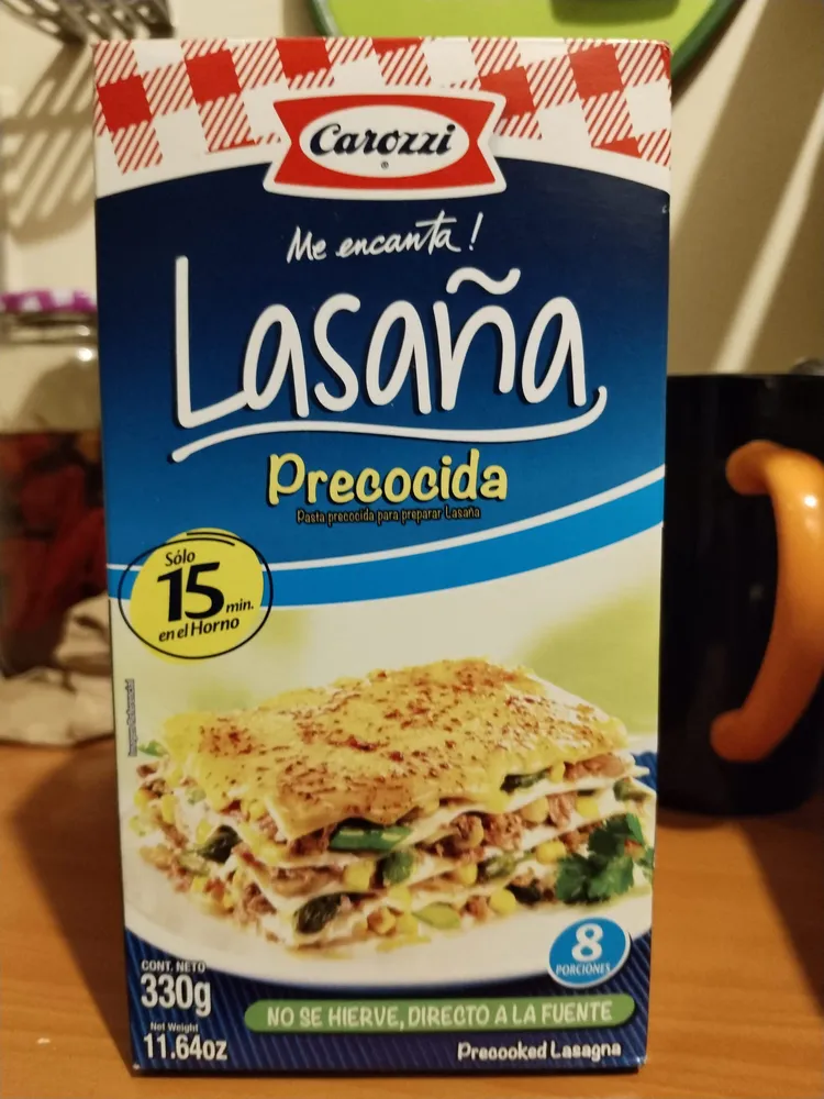 Lasagna Precocida