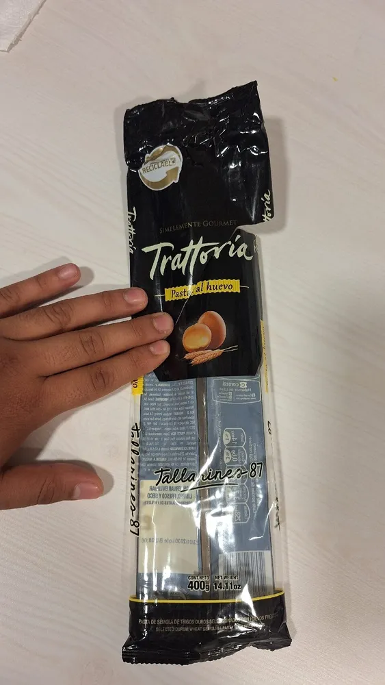 Tallarines Pasta De Huevo