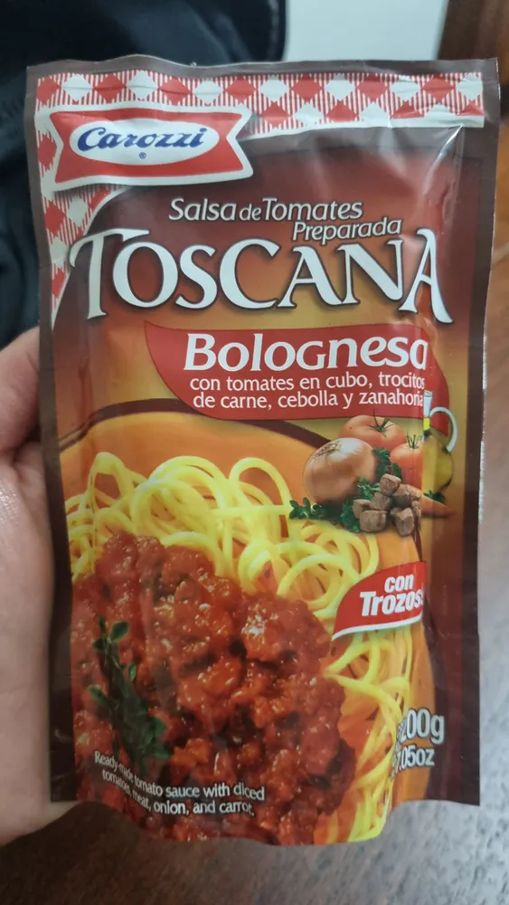 Salsa de Tomates Preparada Toscana Bolognesa