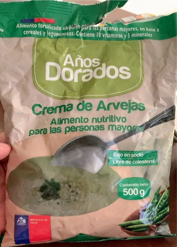Crema de Arvejas Instantánea
