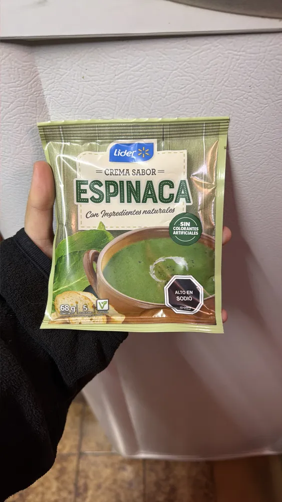 Crema Sabor Espinaca