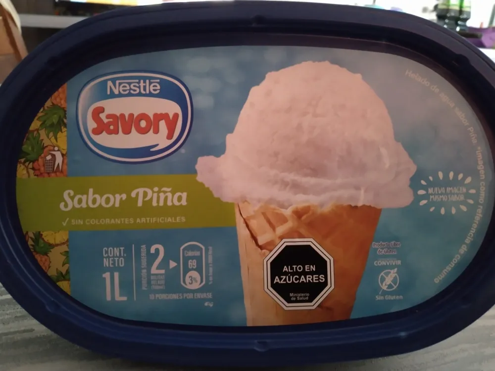 Helado Sabor Piña