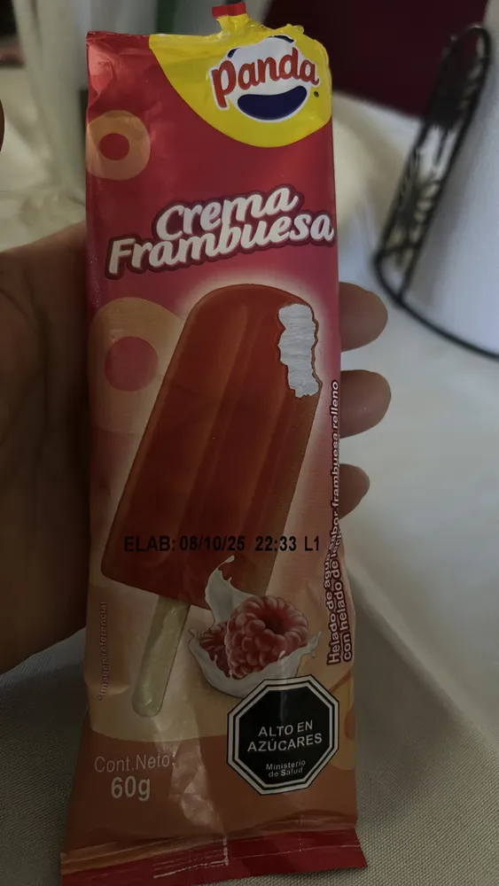 Crema Frambuesa