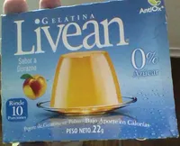 Gelatina Livean Sabor a Durazno