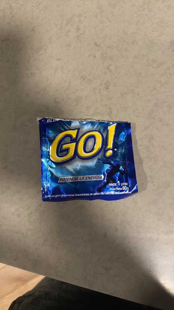 GO! Blue Alimento para deportistas Instantáneo en polvo con adición de Electrolitos