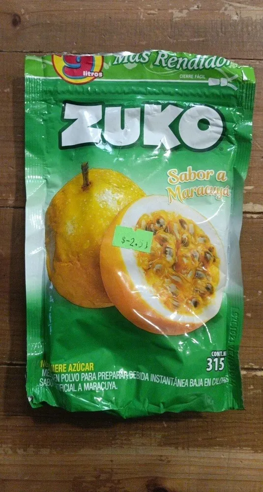 Zuko sabor a maracuyá