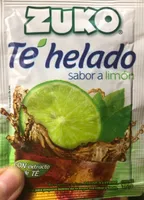 Polvo para preparar bebida sabor te con limon