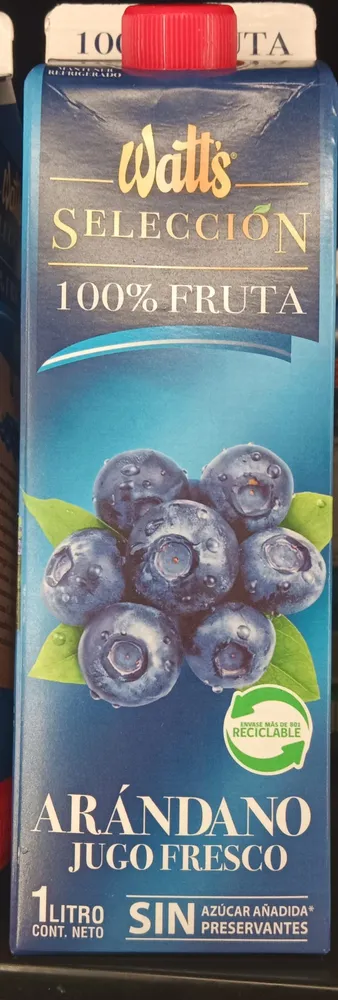 jugo arándano selección