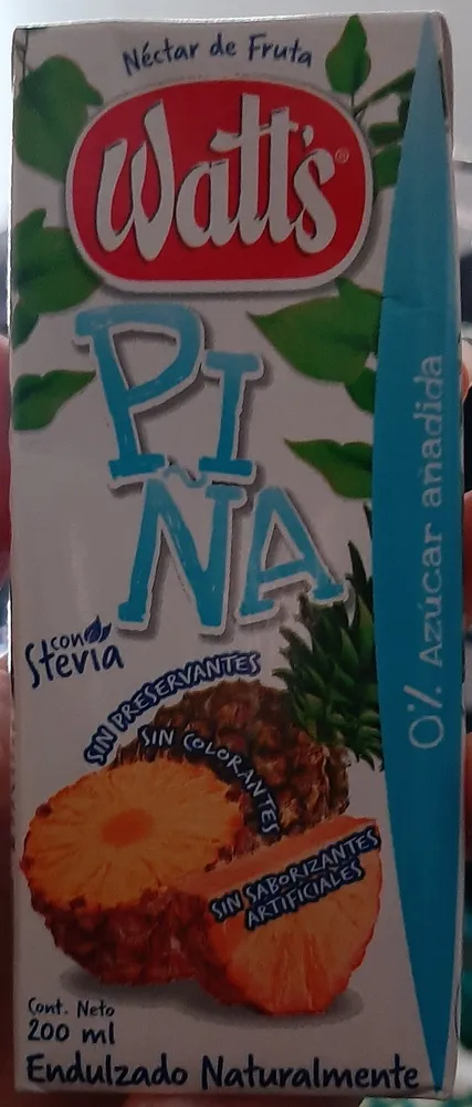 Néctar de fruta sabor piña