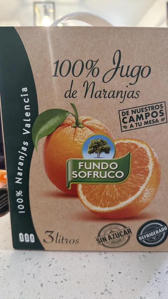 100% Jugo de Naranjas