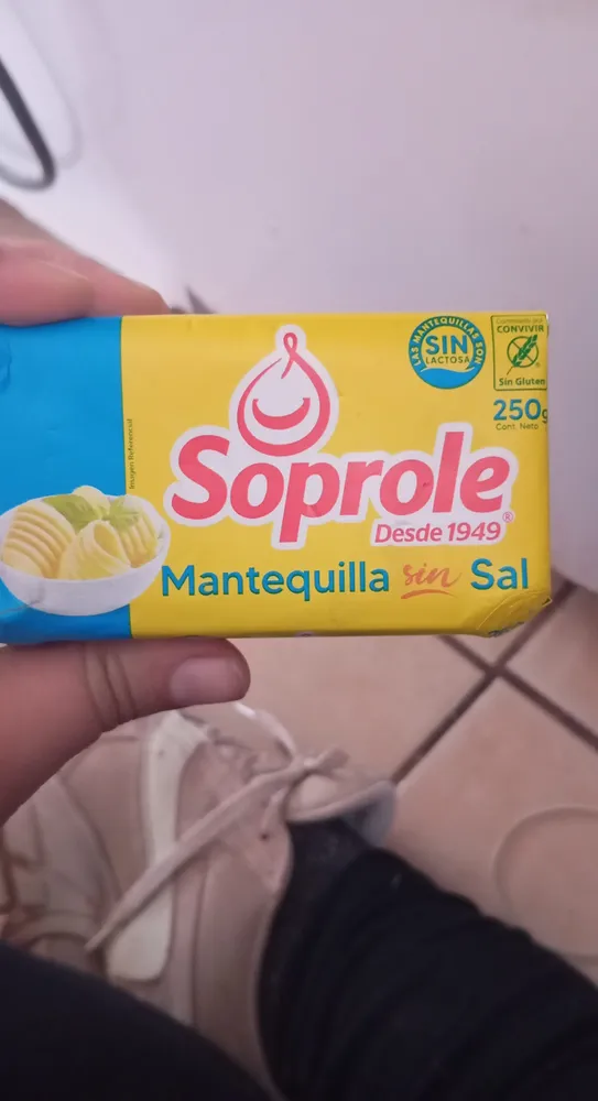 Mantequilla Soprole sin sal
