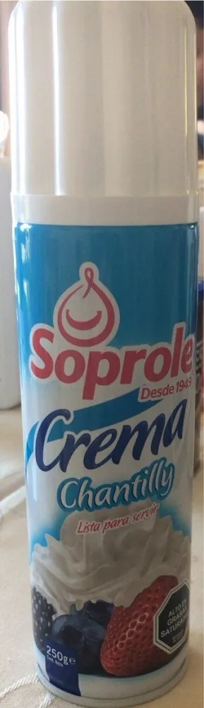 Crema chantilly
