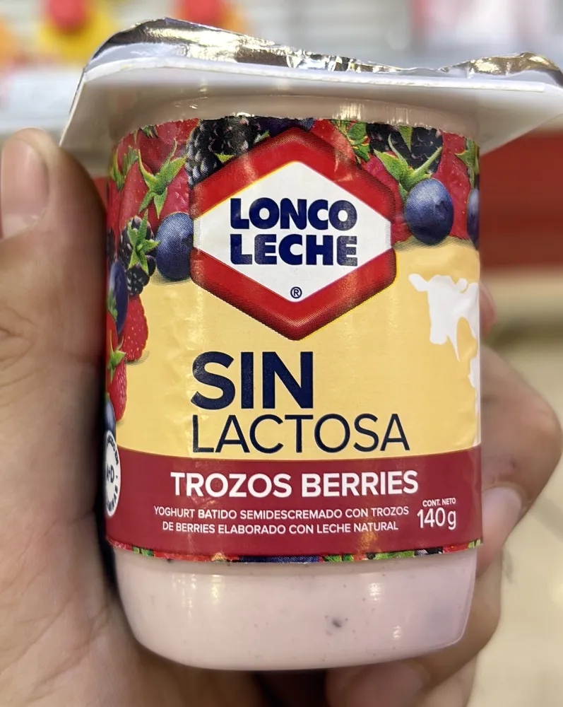 Sin Lactosa Trozos Berries