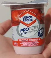 Yogurt Protein con trozos de frutilla