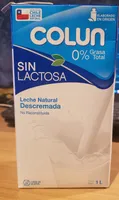 Leche natural descremada