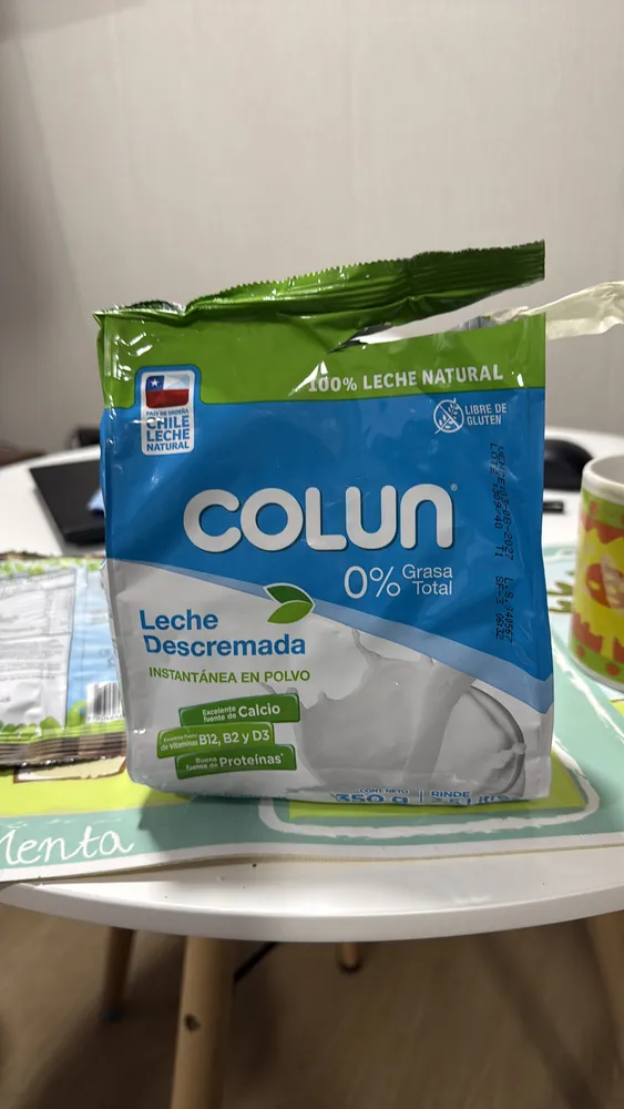 Leche Descremada Instantánea en Polvo