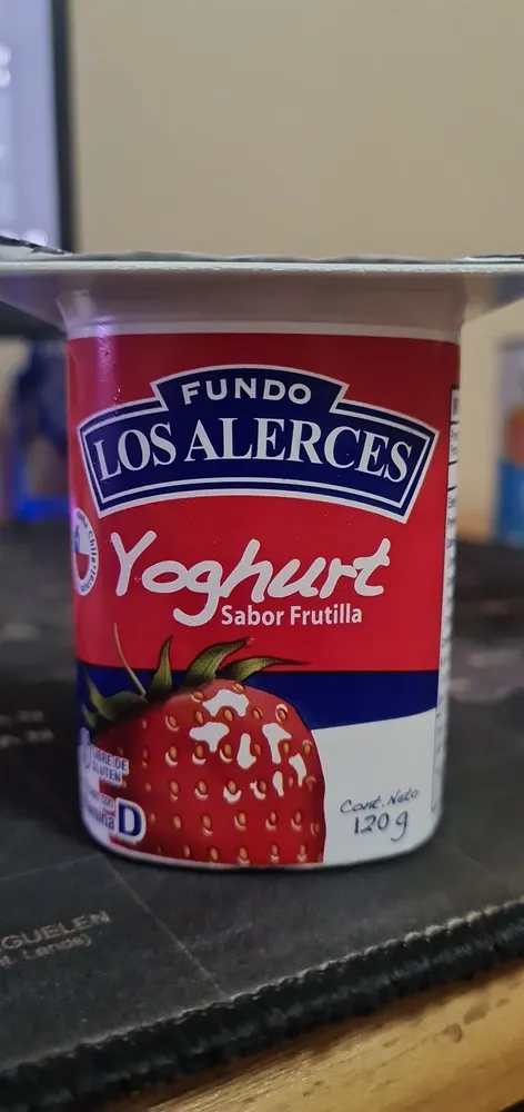 Yoghurt sabor frutilla