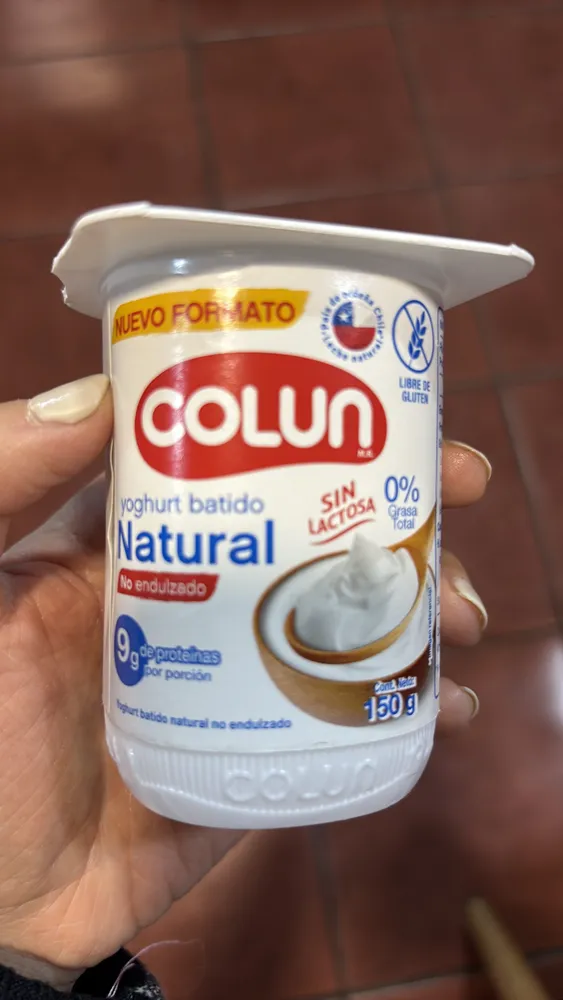 Colun yoghurt batido Natural