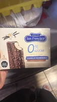 Paleta de Crema Vainilla Almendras Bañada en Chocolate 0% Azúcar
