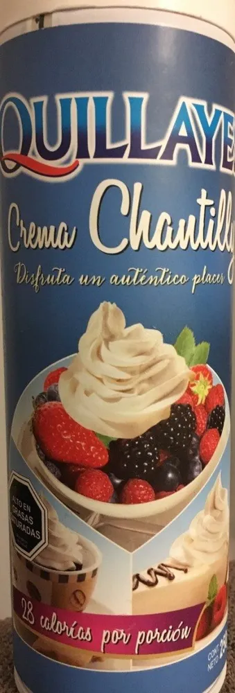 Crema chantilly