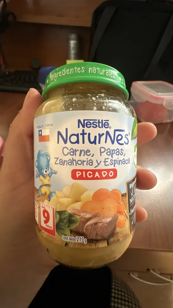 NaturNes Carne, Papas, Zanahoria y Espinaca