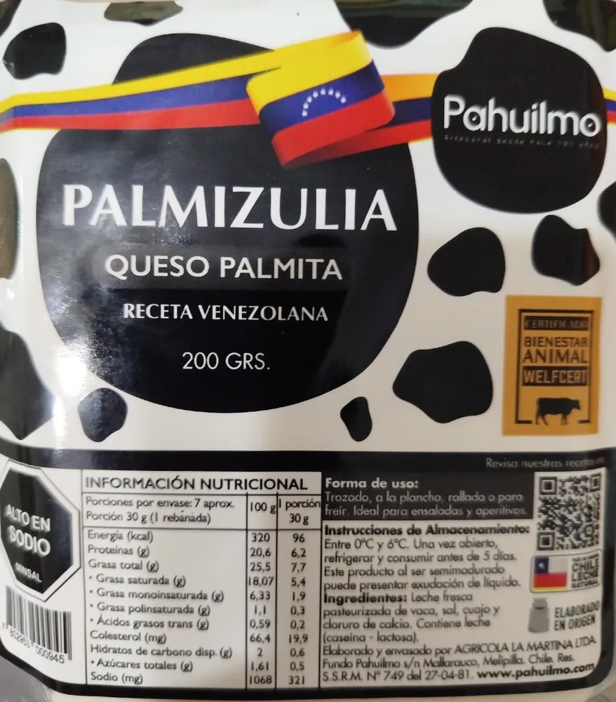 Queso Palmita