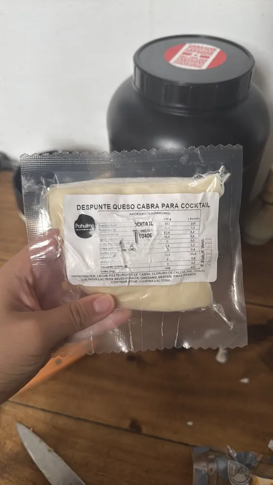 DESPUNTE QUESO CABRA PARA COCKTAIL