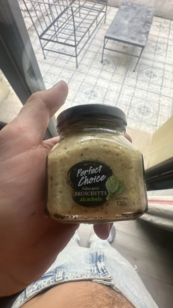 Salsa para BRUSCHETTA alcachofa