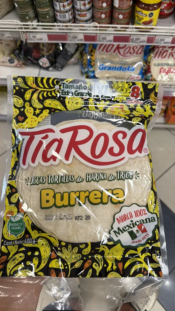 Ricas Tortillas de Harina de Trigo Burrera