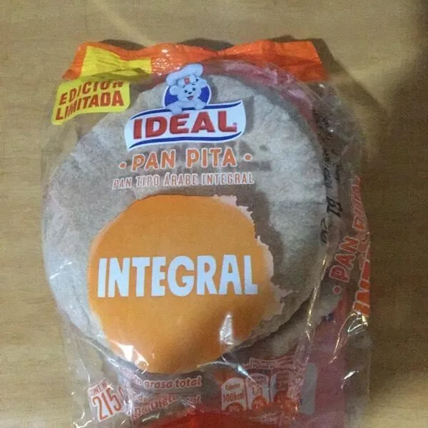 Pan pita integral