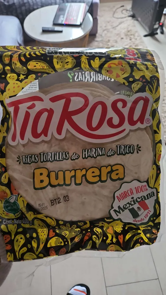 Ricas Tortillas de Harina de Trigo Burrera