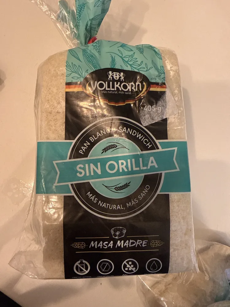 Pan Blanco Sin Orilla
